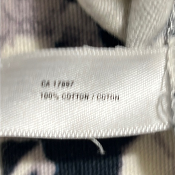 Gap Black and White floral print Mini Skirt. Size 10 - Picture 5 of 7